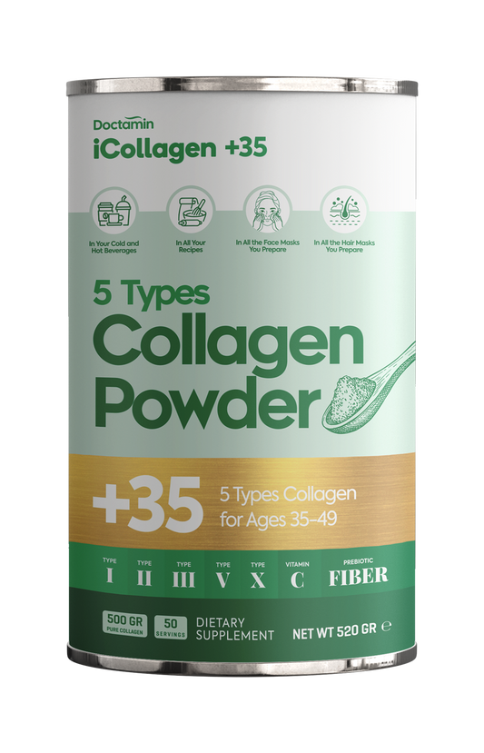 iCollagen® 35+ Prebiyotikli %100 Saf Ve Doğal Hidrolize Kolajen Peptitler